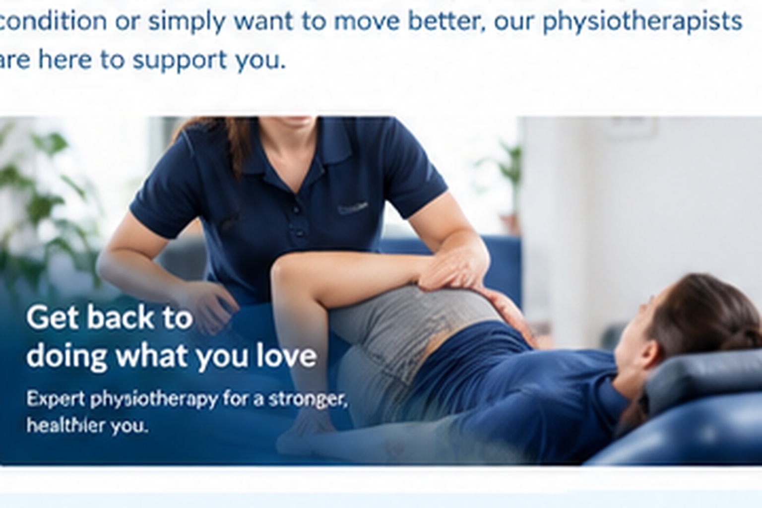 Post-operative physiotherapy rehabilitation
